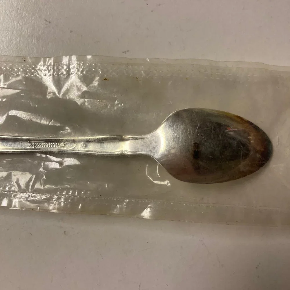 Vintage NEW Infant Spoon - Affection by Oneida Community Silverplate Flatware